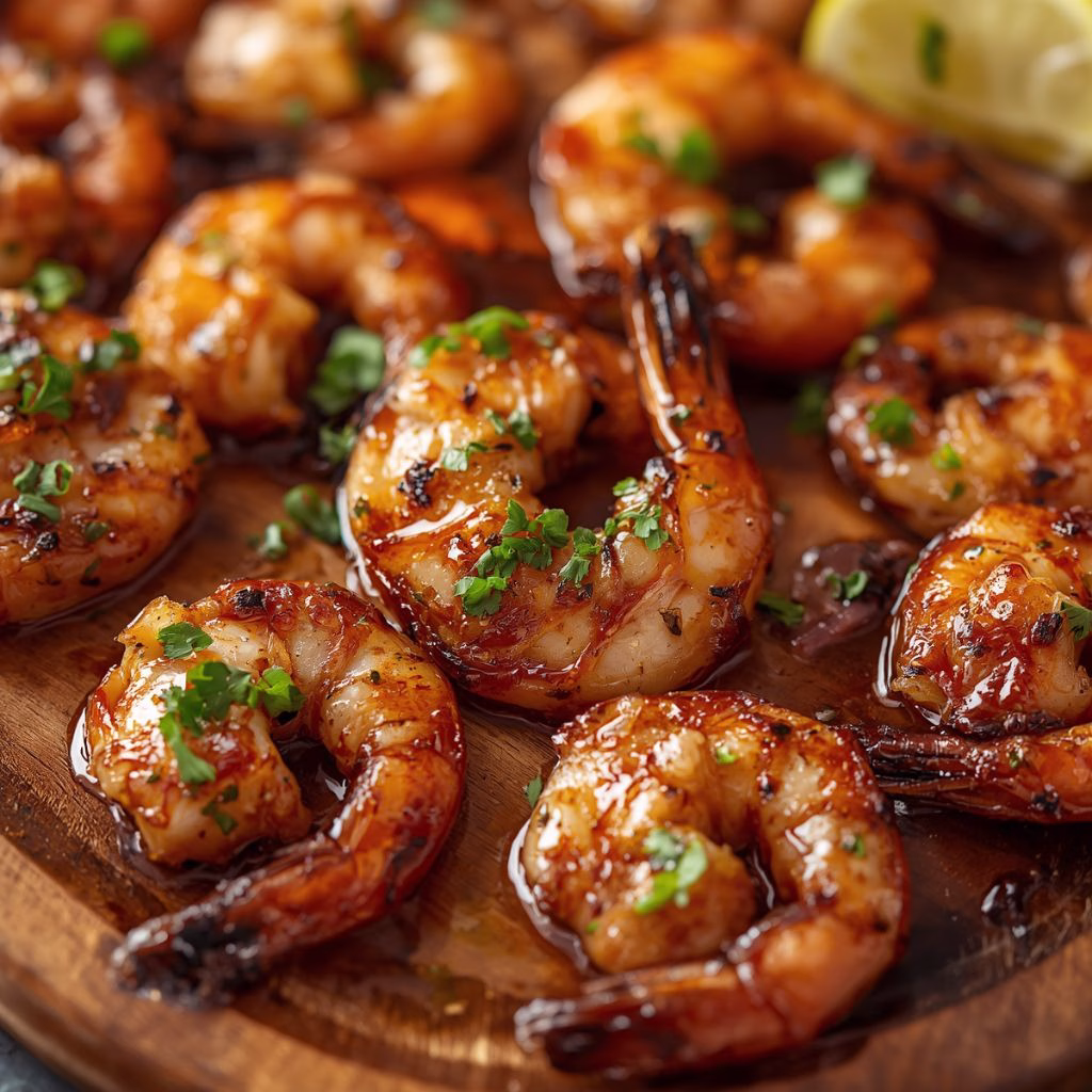 Spicy Honey Teriyaki Grilled Shrimp Recipe