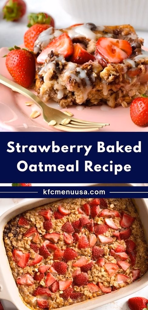 Strawberry Baked Oatmeal Recipe