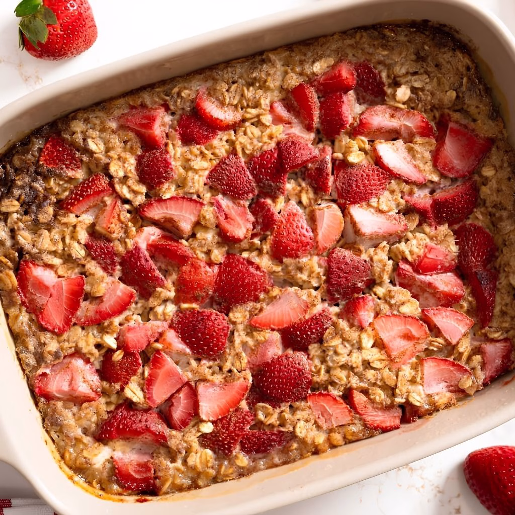 Strawberry Baked Oatmeal Recipe