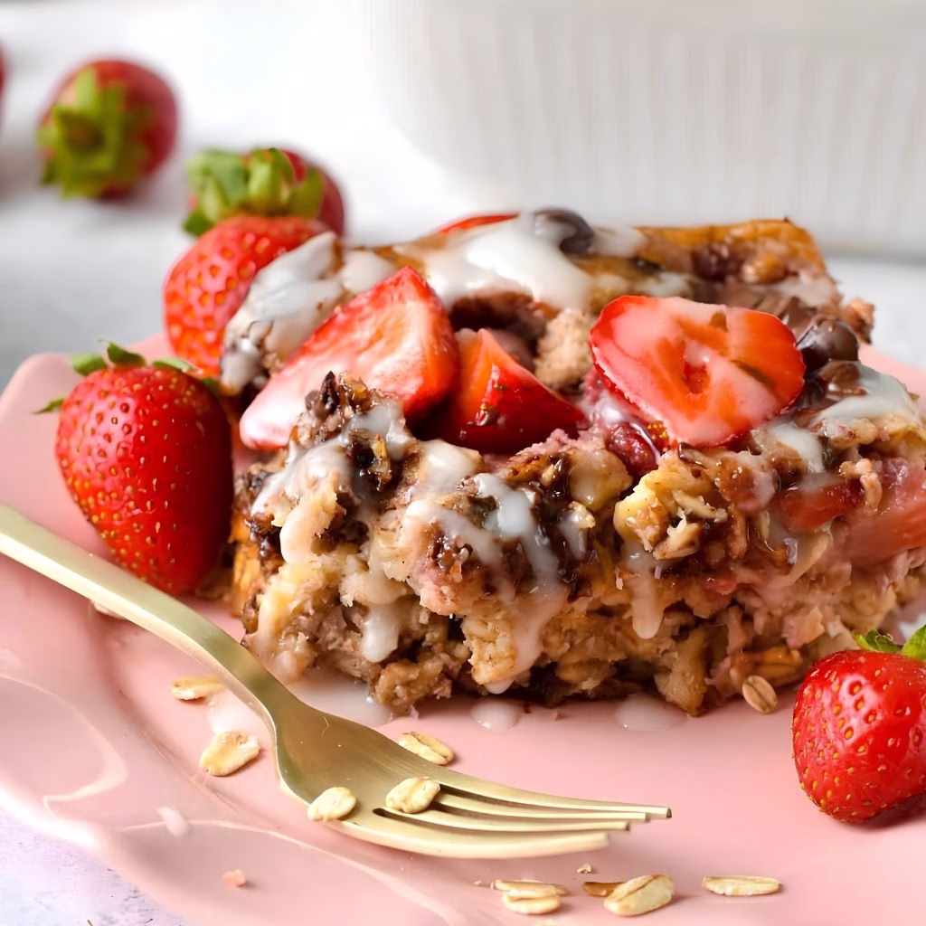 Strawberry Baked Oatmeal Recipe