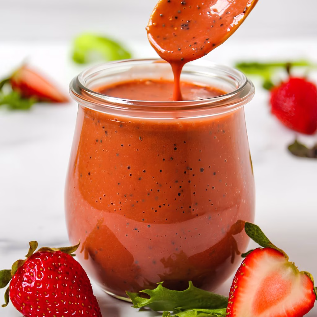 Strawberry Basil Salad Dressing Recipe