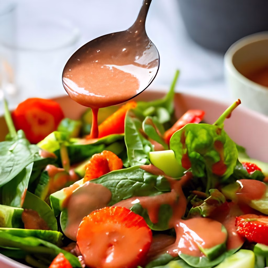 Strawberry Basil Salad Dressing Recipe