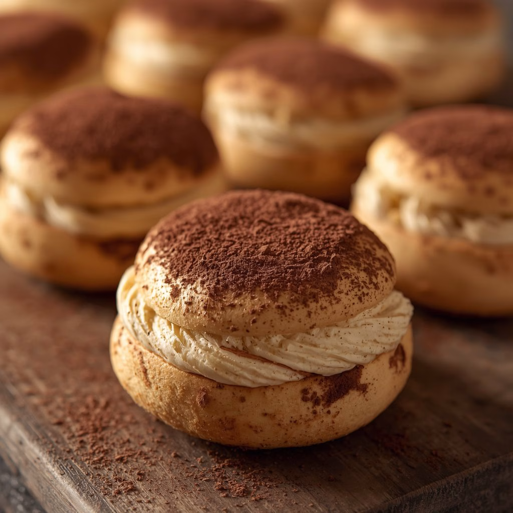 Tiramisu Maritozzi Buns (Italian Cream Buns)