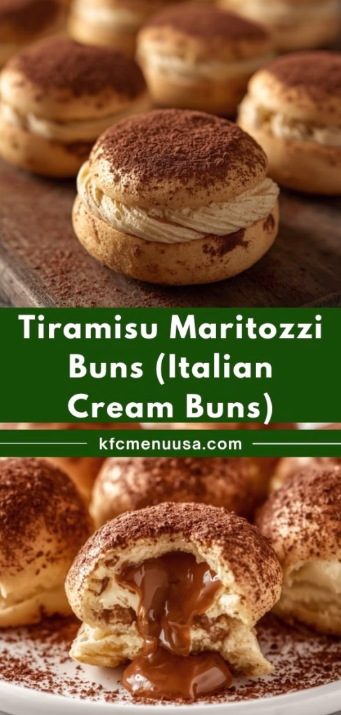 Tiramisu Maritozzi Buns (Italian Cream Buns)