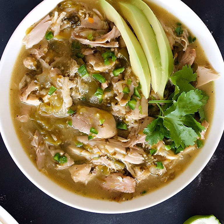 Tomatillo Green Chicken Chili Recipe