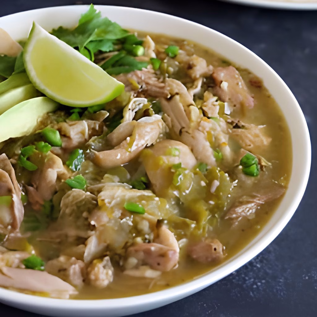 Tomatillo Green Chicken Chili Recipe