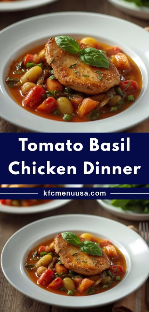 Tomato Basil Chicken Dinner Recipe