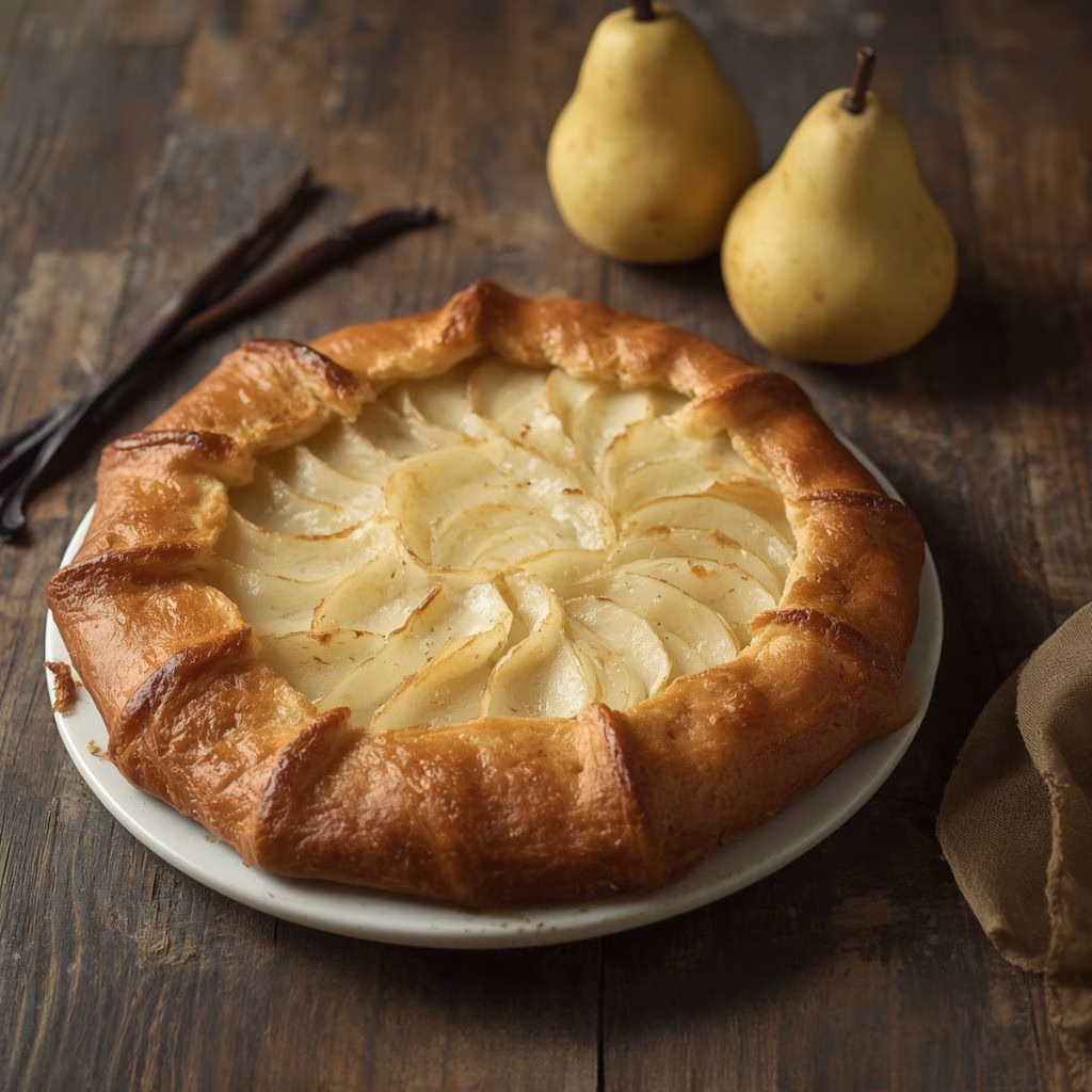Vanilla Pear Galette Recipe