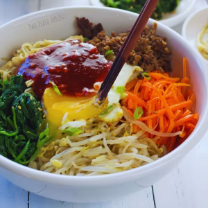 Ground Beef Bibimbap Bowl Recipe