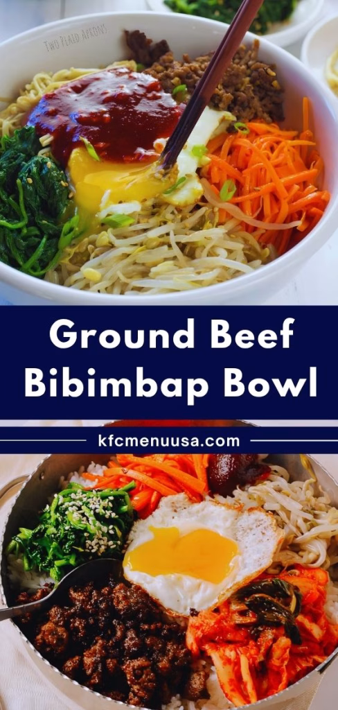 Ground Beef Bibimbap Bowl Recipe