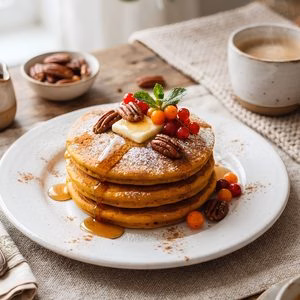 3 Ingredient Pumpkin Pancakes Recipe
