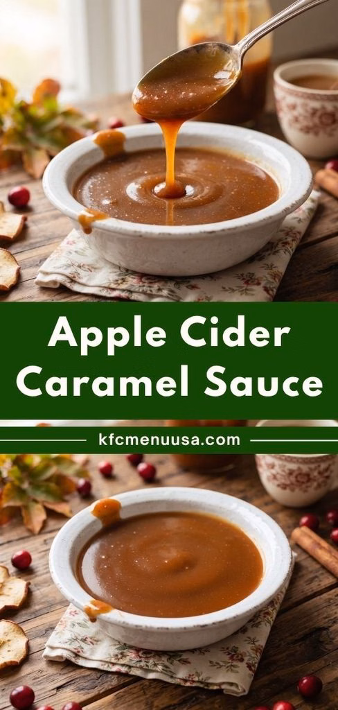 Apple Cider Caramel Sauce Recipe