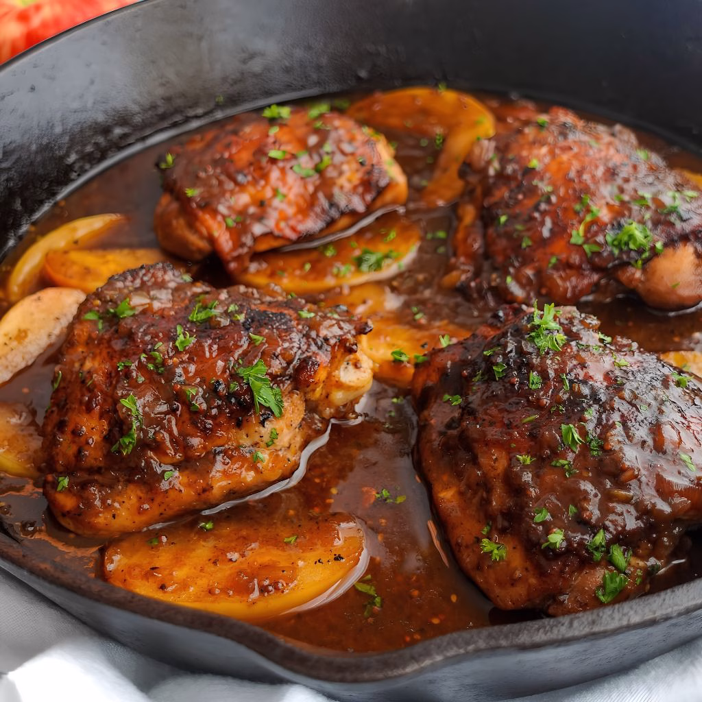 Apple Cider Glazed Chicken Recipe