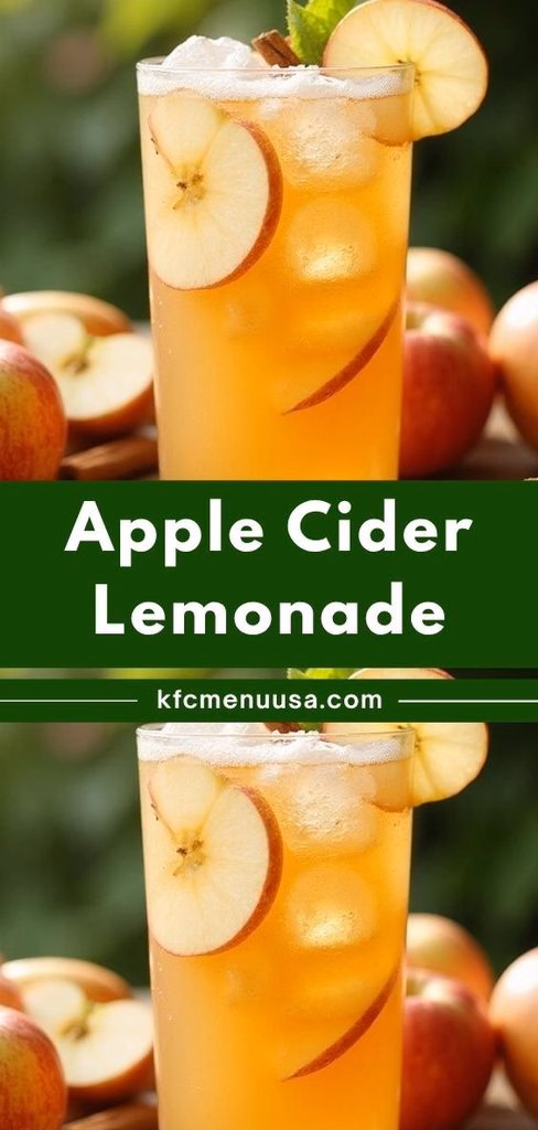 Apple Cider Lemonade Recipe