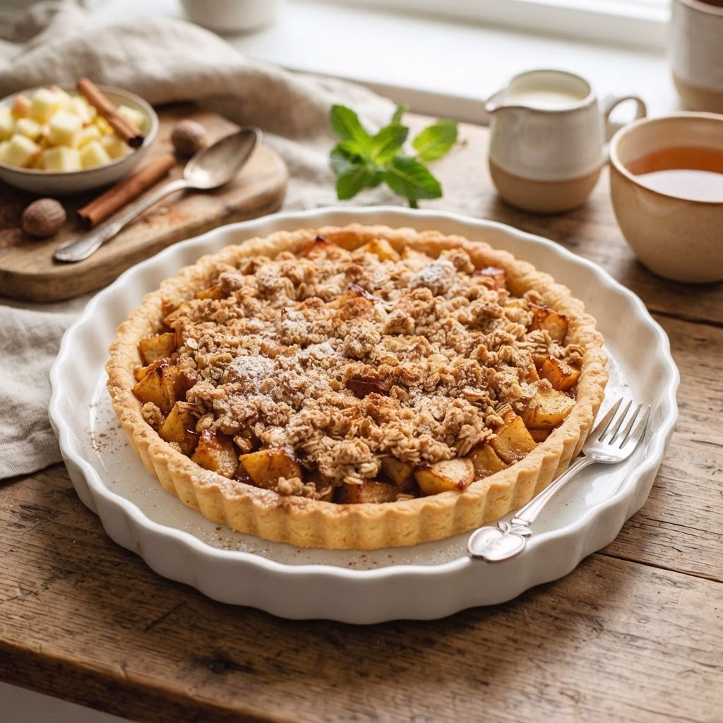 Apple Crumble Tart Recipe