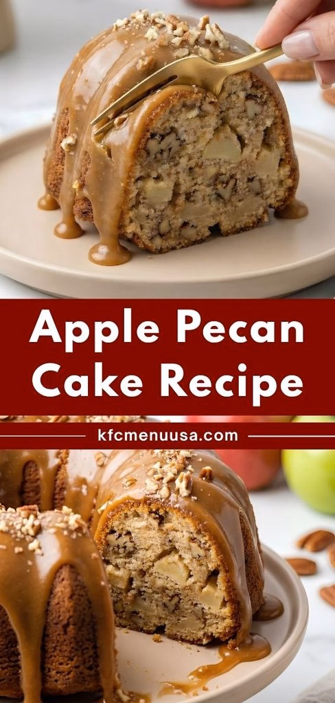 Easy Apple Pecan Cake Recipe