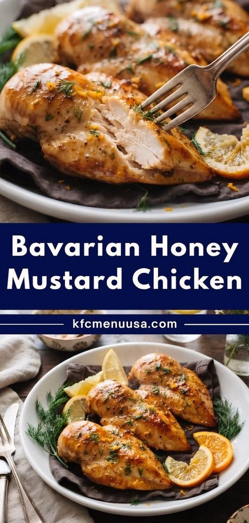 Bavarian Honey Mustard Chicken Recipe