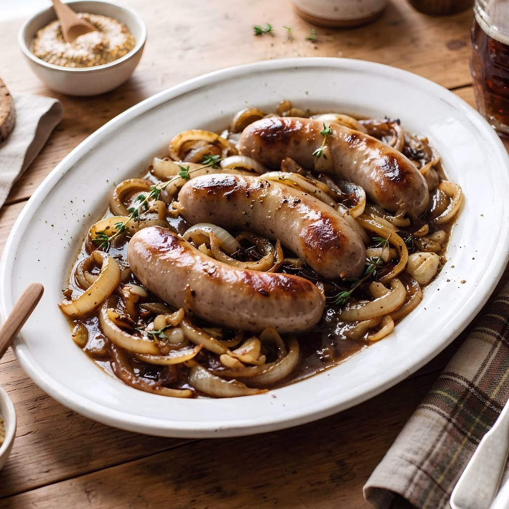 Beer Braised Bratwurst Recipe