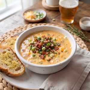 Beer Cheddar Cheese Soup Recipe