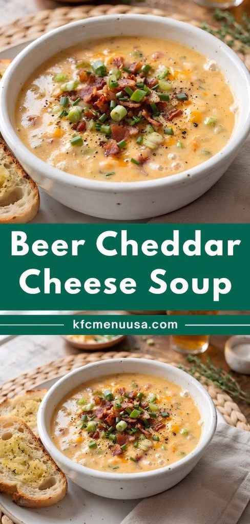 Beer Cheddar Cheese Soup Recipe