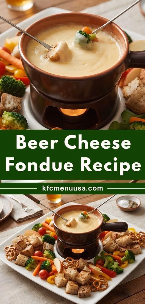 Beer Cheese Fondue Recipe