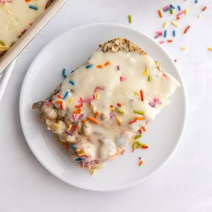 Birthday Cake Baked Oatmeal Recipe