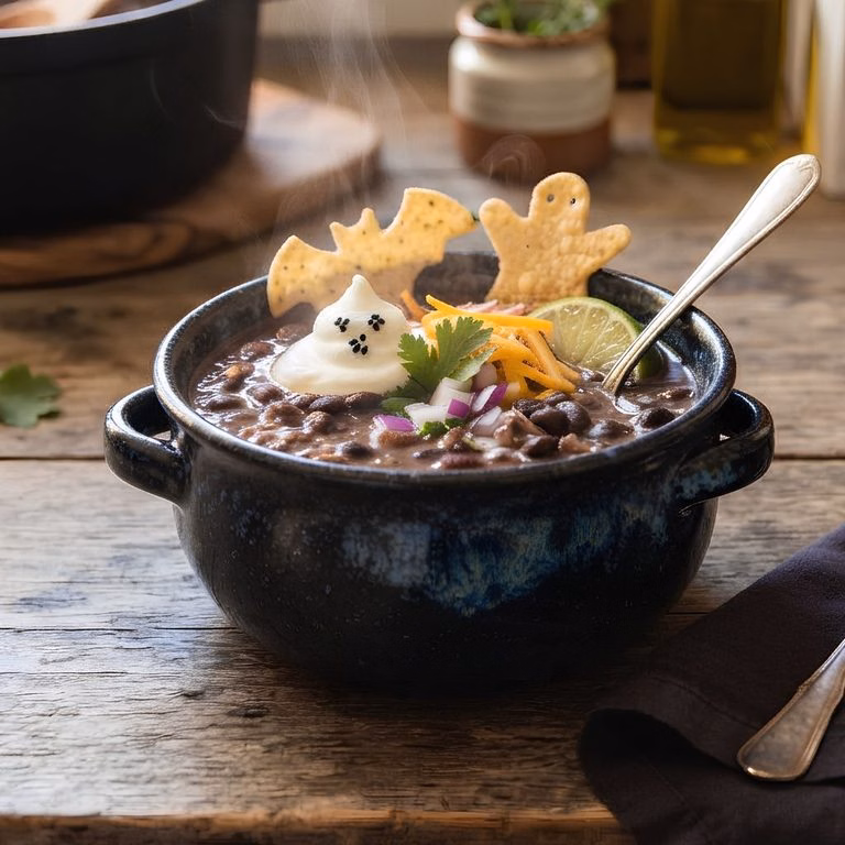 Black Bean Witch Cauldron Soup Recipe