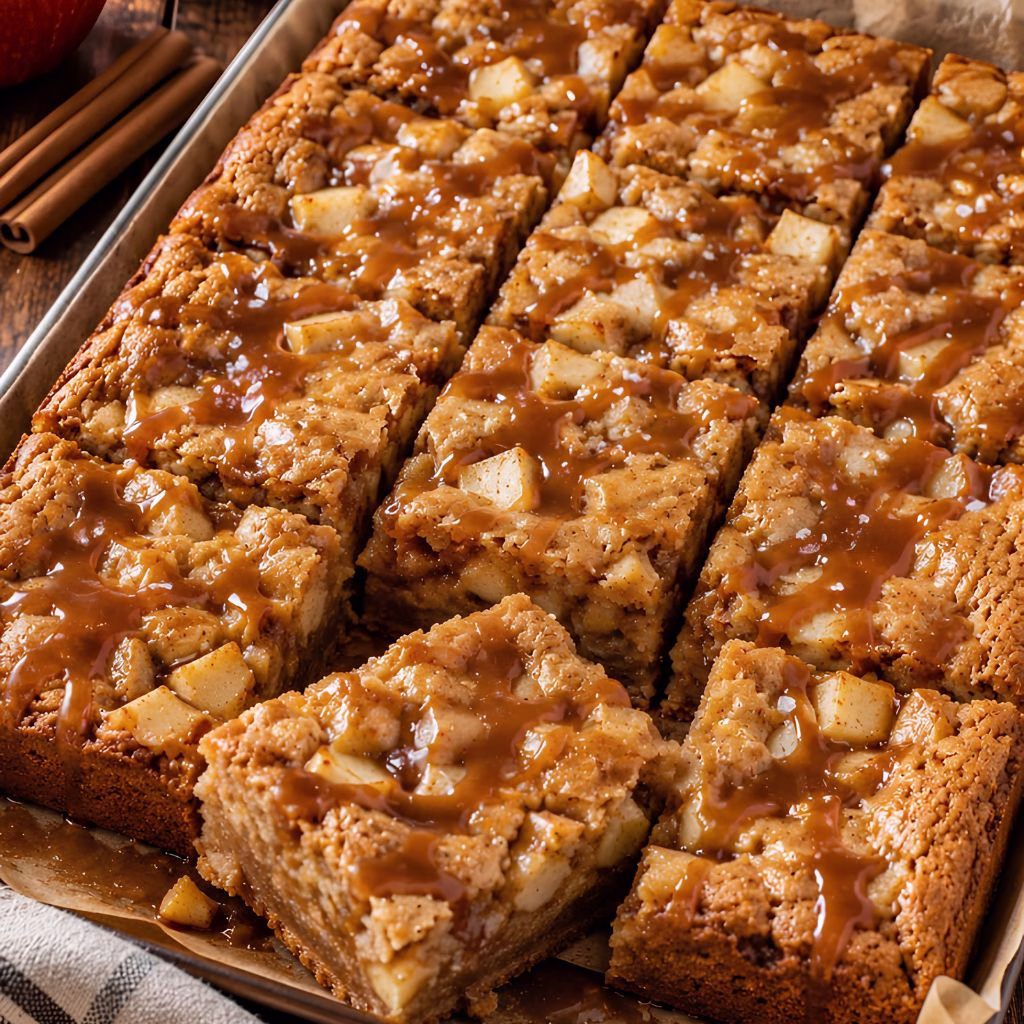 Brown Butter Apple Blondies Recipe