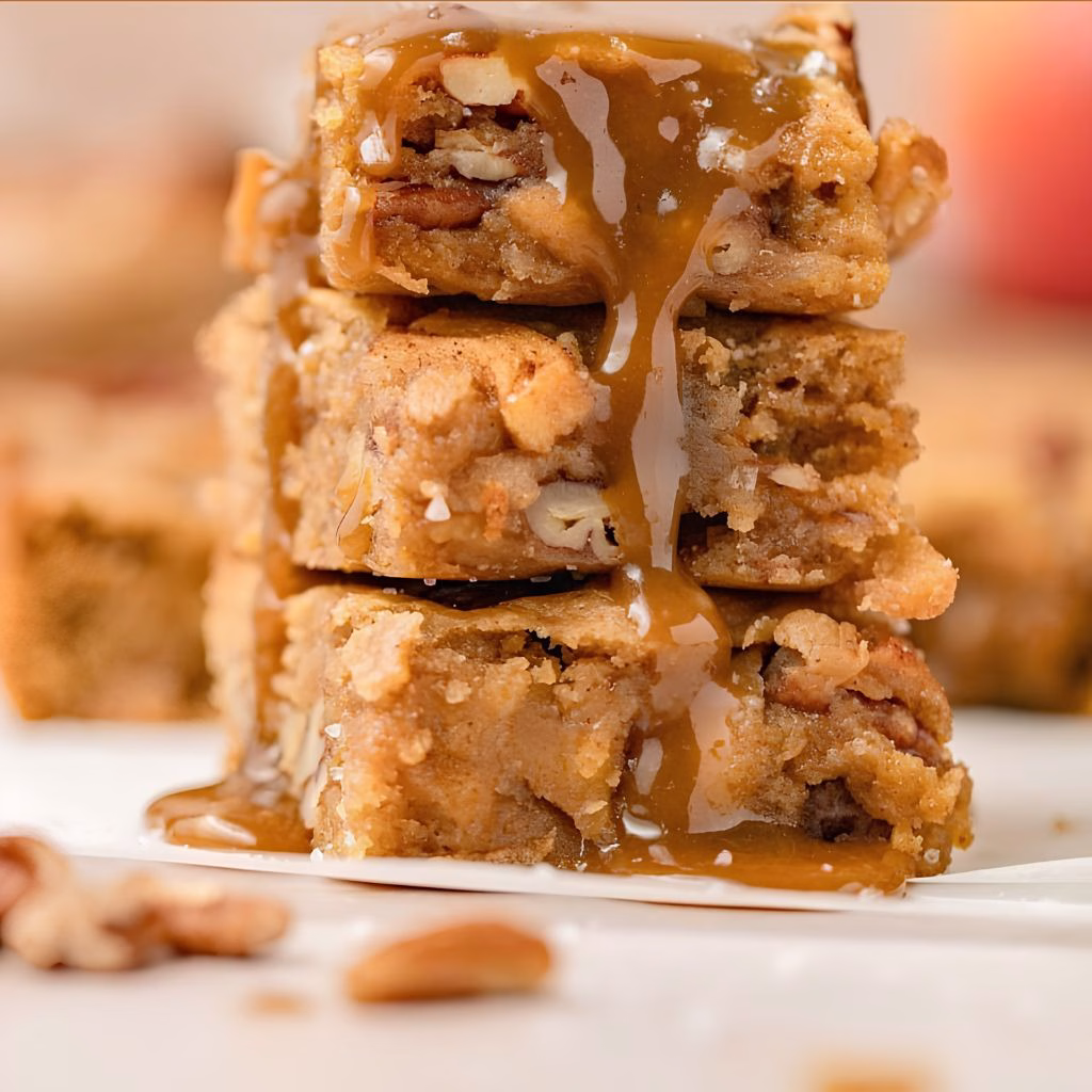 Brown Butter Apple Blondies Recipe
