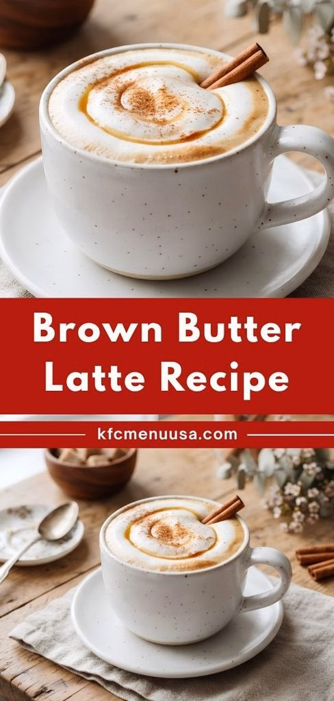 Brown Butter Latte Recipe