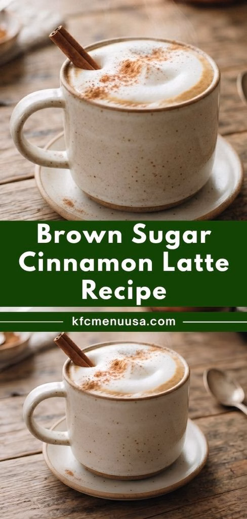 Brown Sugar Cinnamon Latte Recipe