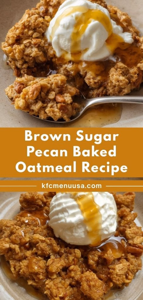 Brown Sugar Pecan Baked Oatmeal Recipe