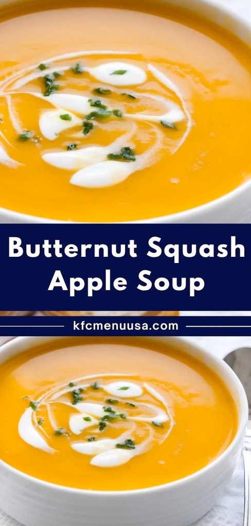 Butternut Squash Apple Soup Recipe