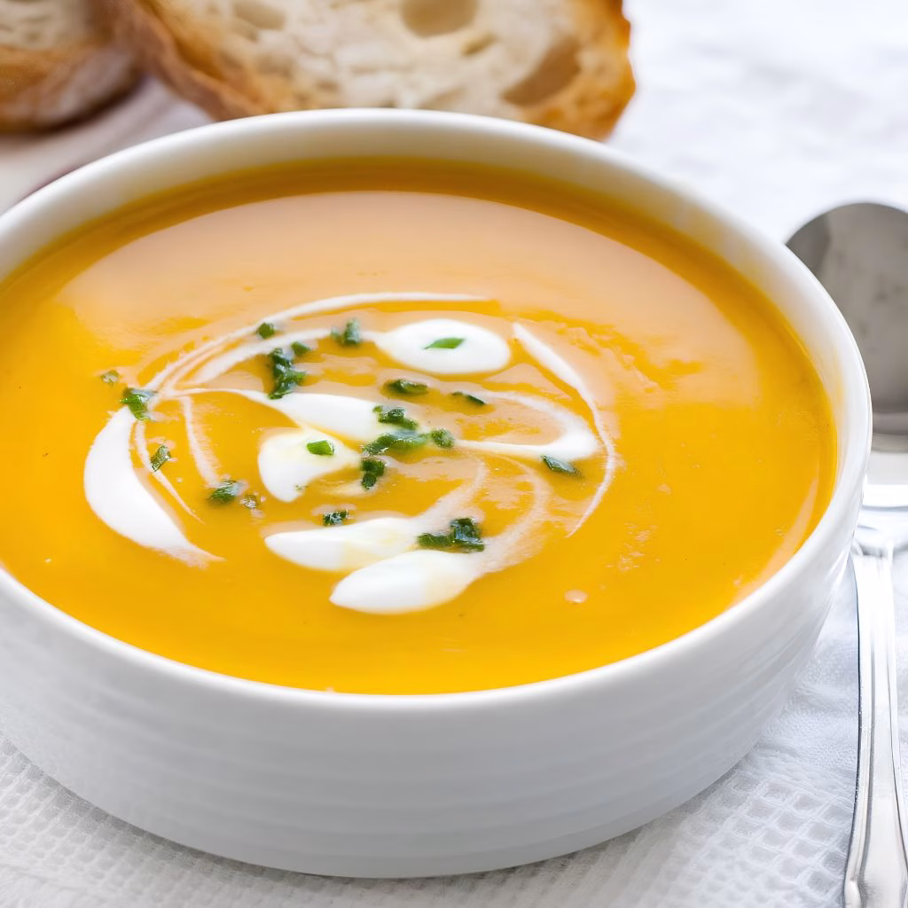 Butternut Squash Apple Soup Recipe