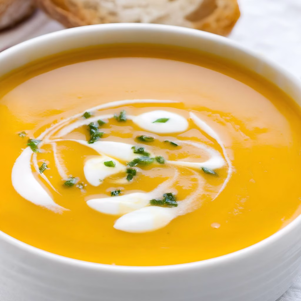 Butternut Squash Apple Soup Recipe