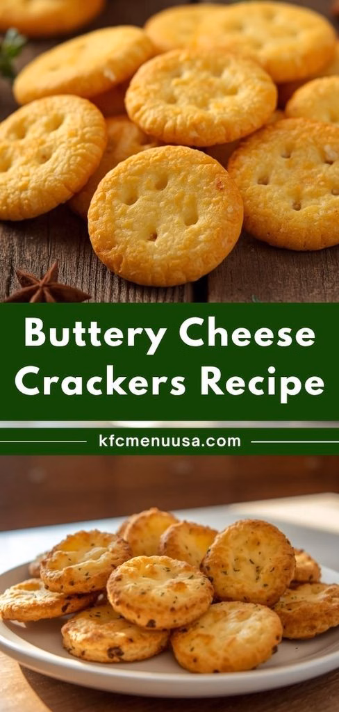 Buttery Cheese Crackers Recipe