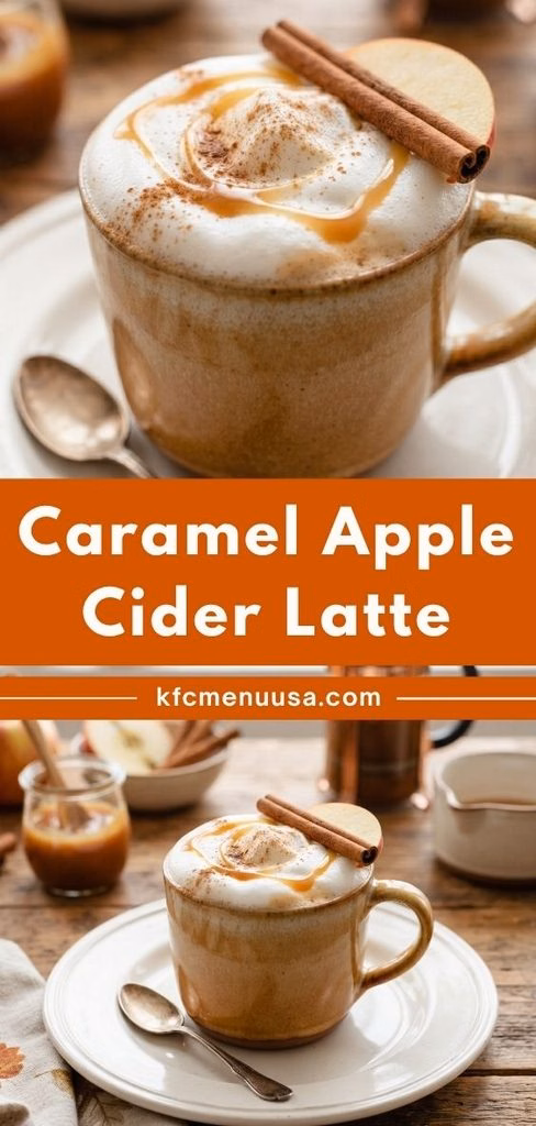 Caramel Apple Cider Latte Recipe