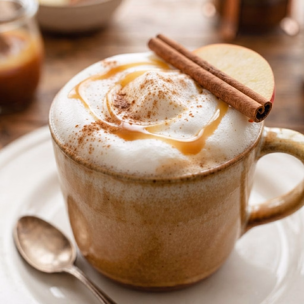 Caramel Apple Cider Latte Recipe
