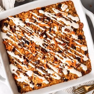 Carrot Cake Baked Oatmeal Recipe