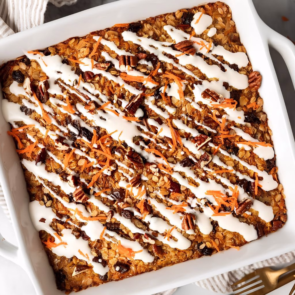 Carrot Cake Baked Oatmeal Recipe
