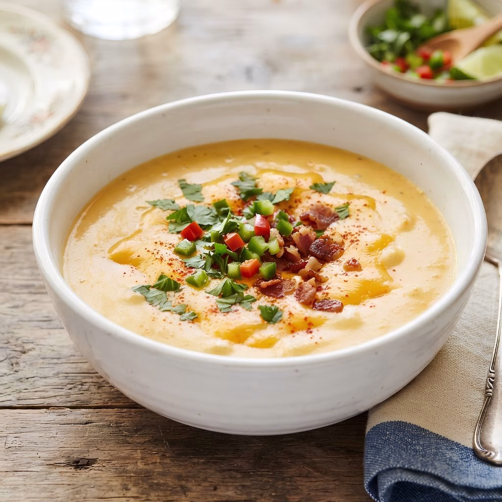 Cheddar Jalapeño Soup Recipe