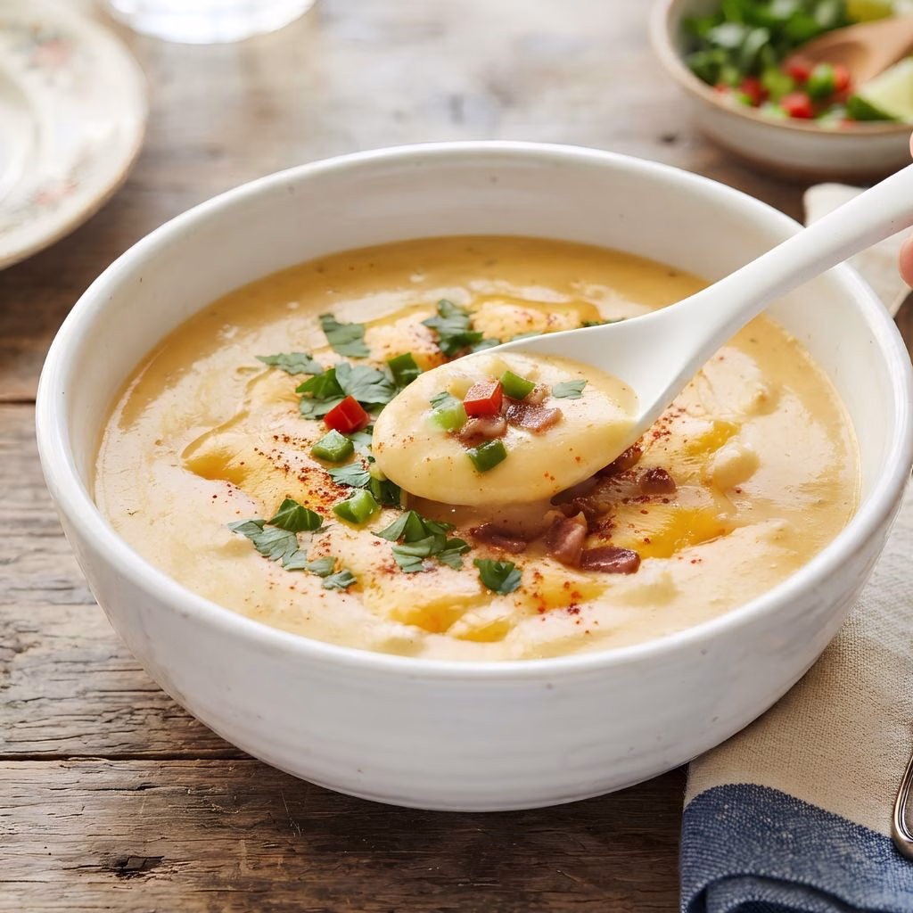 Cheddar Jalapeño Soup Recipe