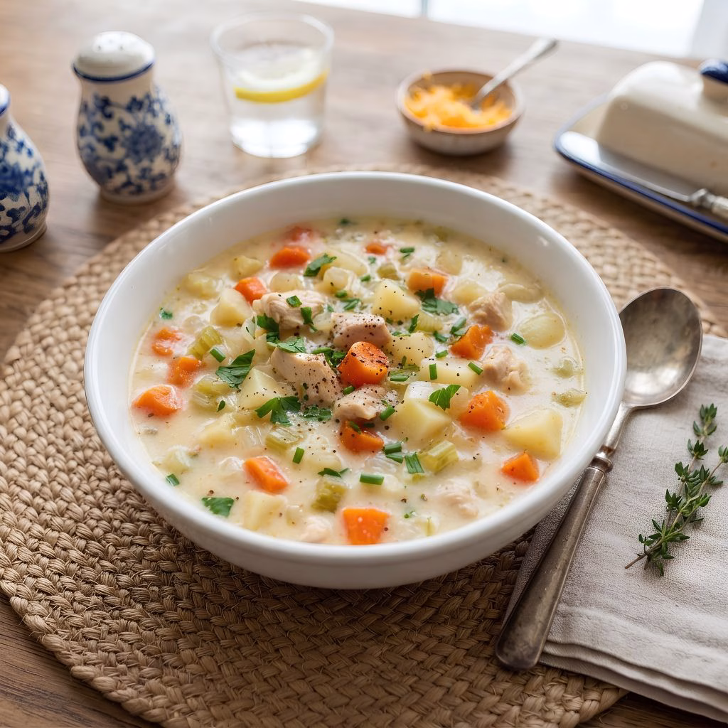 Chicken Cheddar Soup Recipe