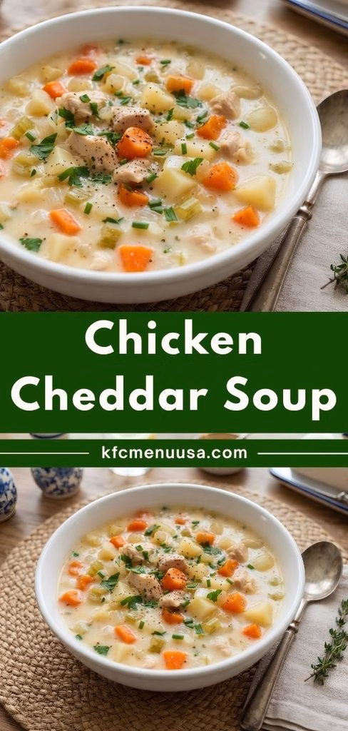 Chicken Cheddar Soup Recipe