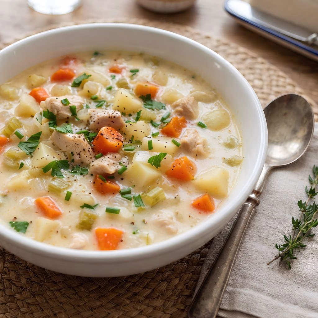 Chicken Cheddar Soup Recipe