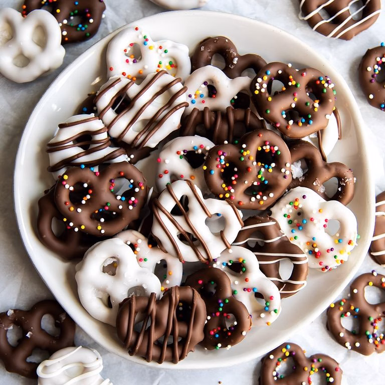 Chocolate Dipped Pretzels Recipe