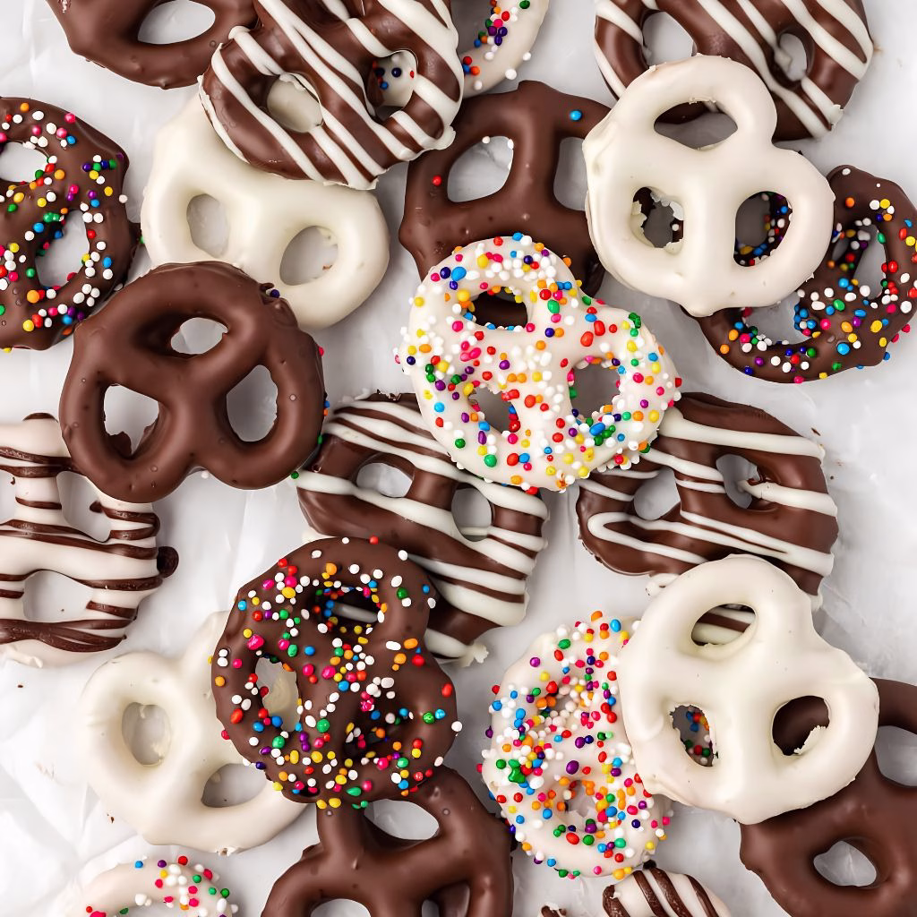 Chocolate Dipped Pretzels Recipe