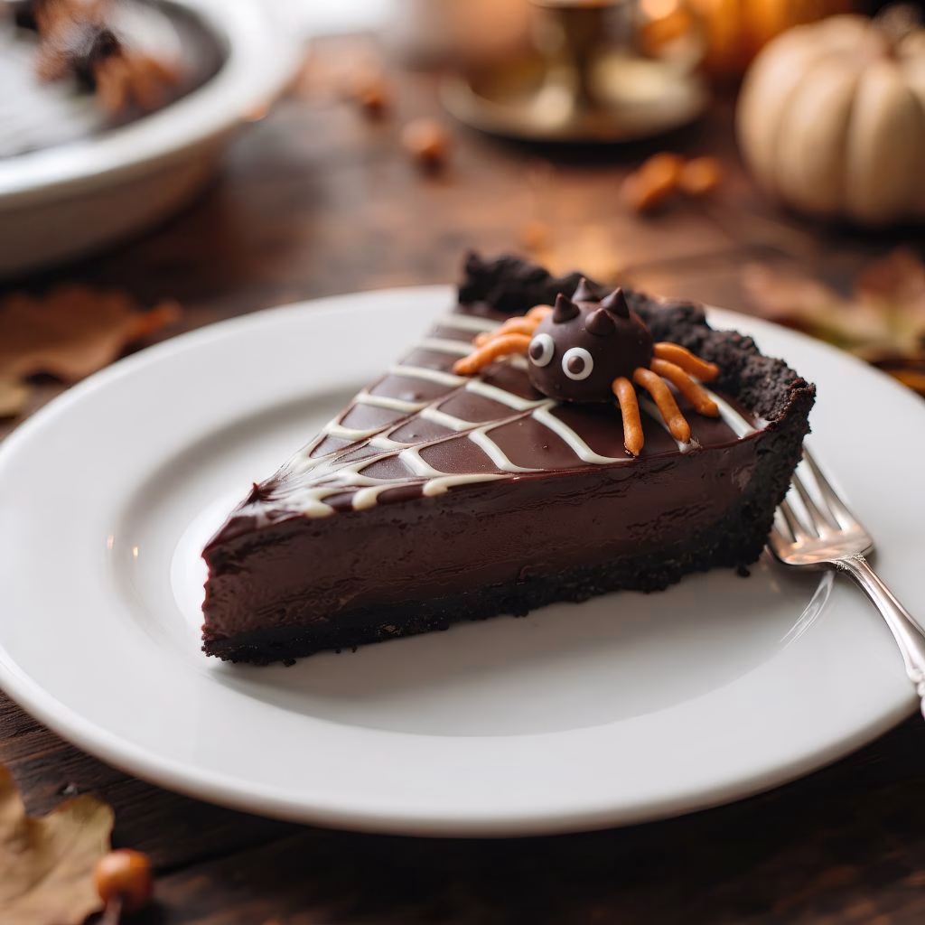 Cobweb Chocolate Tart Recipe