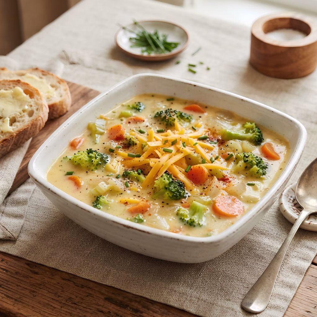 Copycat Panera Broccoli Cheddar Soup Recipe