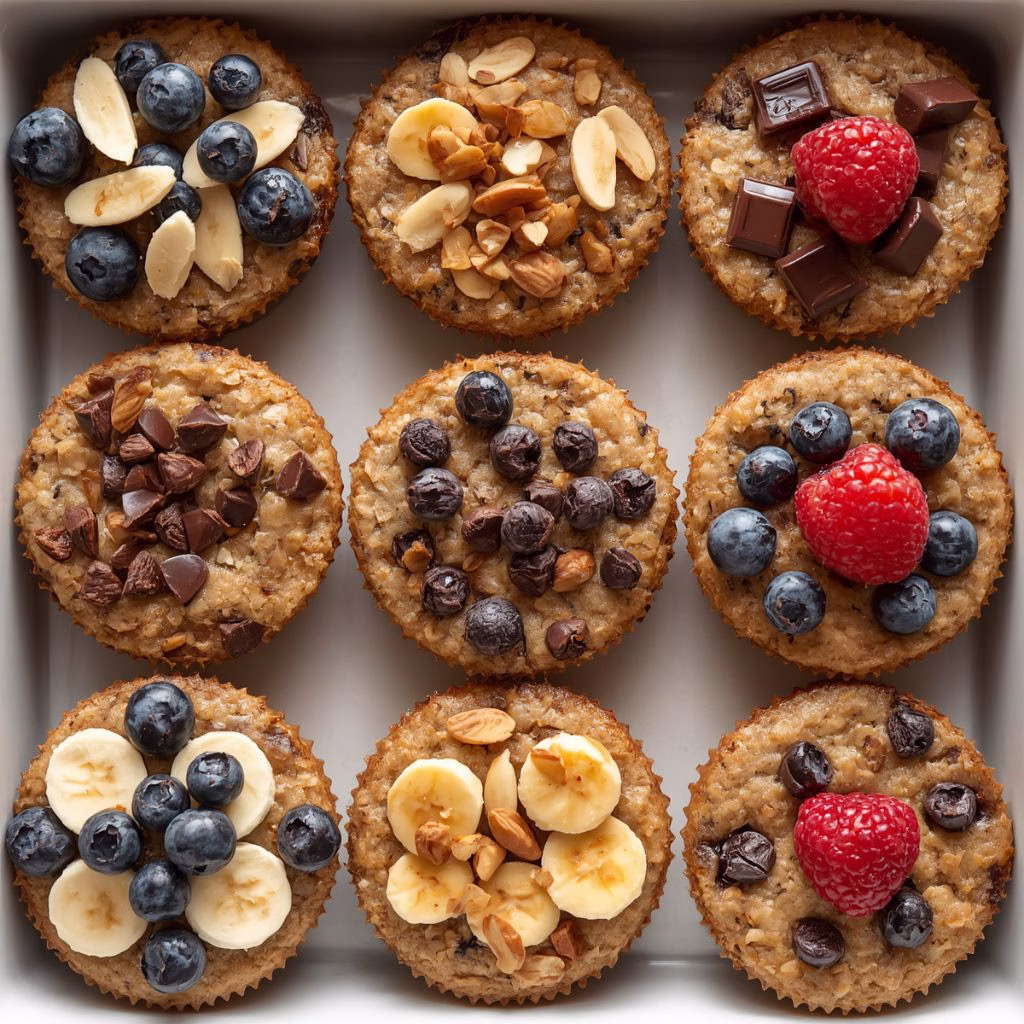 Easy Baked Oatmeal Cups Recipe